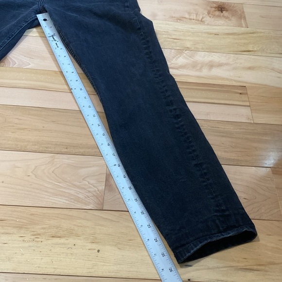 Frank & Oak distressed Faded Black Denim Jeans - Picture 5 of 16